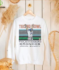 Tecmo Bowl Broncos John Elway Retro Denver Broncos Video Game T Shirt