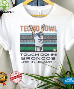 Tecmo Bowl Broncos John Elway Retro Denver Broncos Video Game T Shirt