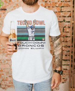 Tecmo Bowl Broncos John Elway Retro Denver Broncos Video Game T Shirt