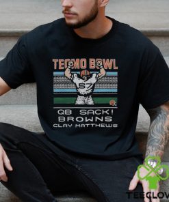 Tecmo Bowl QB Sack Cleveland Browns Clay Matthews Shirt