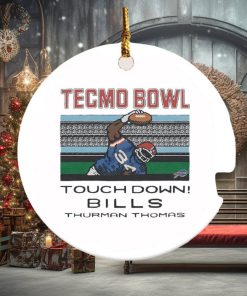 Tecmo Bowl touchdown Bills Thurman Thomas ornament