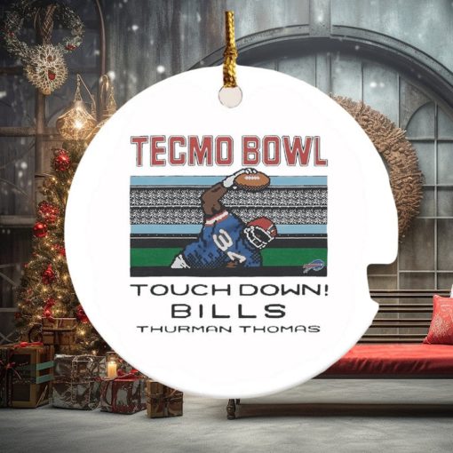 Tecmo Bowl touchdown Bills Thurman Thomas ornament
