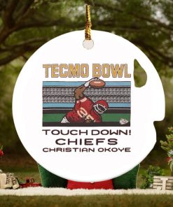 Tecmo Bowl touchdown Chiefs Christian Okoye ornament