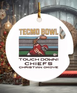 Tecmo Bowl touchdown Chiefs Christian Okoye ornament