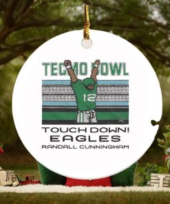 Tecmo Bowl touchdown Eagles Randall Cunningham ornament