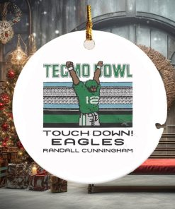 Tecmo Bowl touchdown Eagles Randall Cunningham ornament