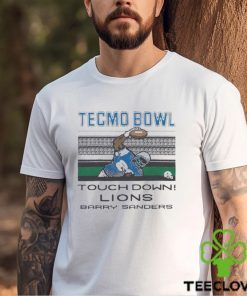 Tecmo bowl lions barry sanders shirt 2 Tecmo bowl lions barry sanders shirt