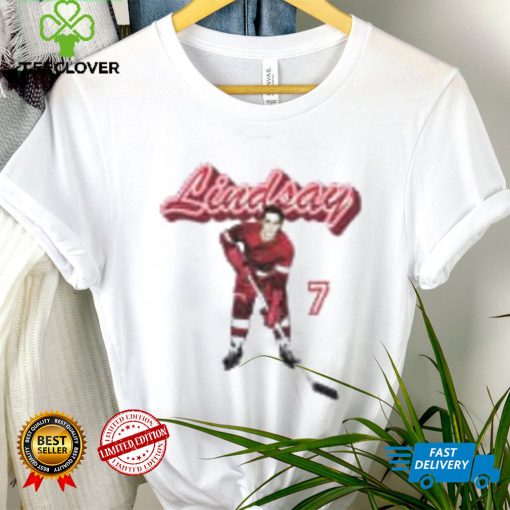 Ted Lindsay Detroit Retro T Shirt