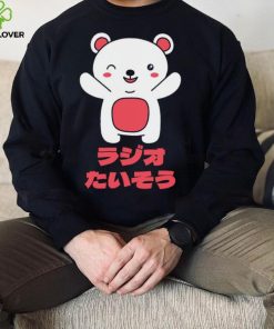 Teddy Bear Radio Exercise Japanese art hoodie, sweater, longsleeve, shirt v-neck, t-shirt