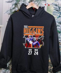 Tee Higgins Gin 27 Min 24 signature hoodie, sweater, longsleeve, shirt v-neck, t-shirt