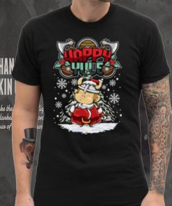 Tee shirt happy yule viking christmas