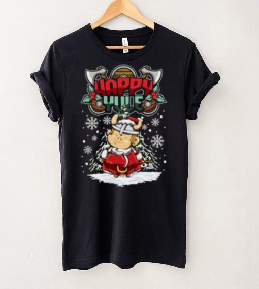 Tee hoodie, sweater, longsleeve, shirt v-neck, t-shirt happy yule viking christmas