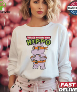 Teenage Moodeng Ninja Hippo t shirt