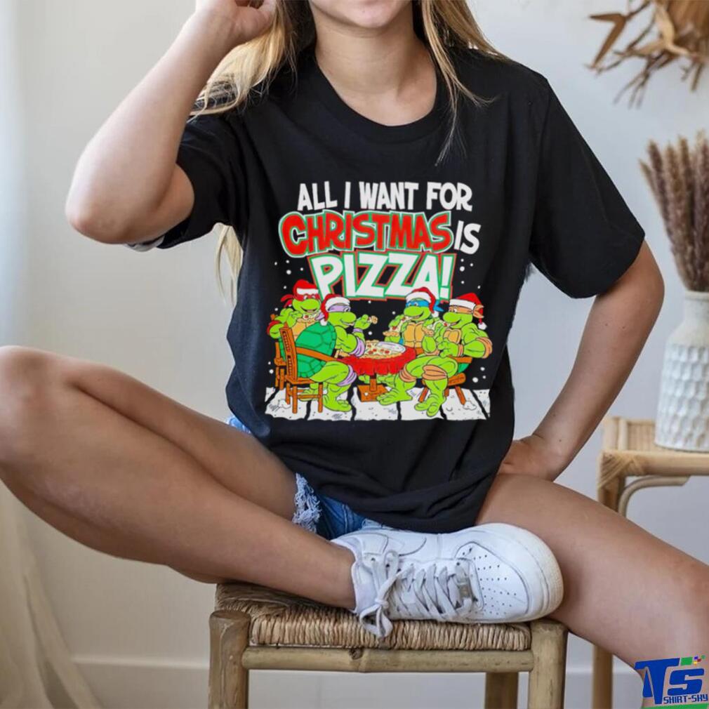 Teenage Mutant Ninja Turtles Pizza For Christmas Shirt