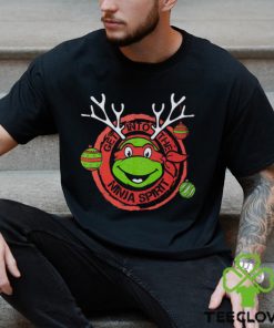Teenage Mutant Ninja Turtles Raphael Ninja Spirit Mens Christmas Black T Shirt