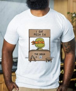 Teenage Mutant Ninja Turtles X Peanuts I eat Pizza 5 cent the Ninja is in hoodie, sweater, longsleeve, shirt v-neck, t-shirt