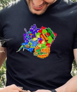 Teenage Mutant Ninja Turtles art colorful shirt