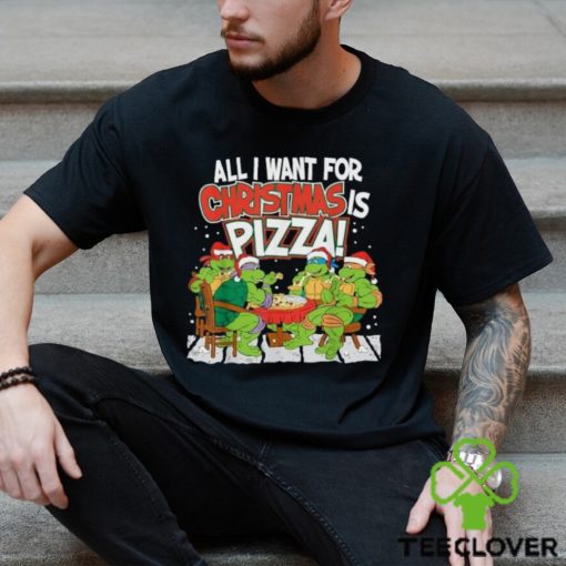 Teenage mutant ninja turtles pizza for christmas t hoodie, sweater, longsleeve, shirt v-neck, t-shirt t hoodie, sweater, longsleeve, shirt v-neck, t-shirt