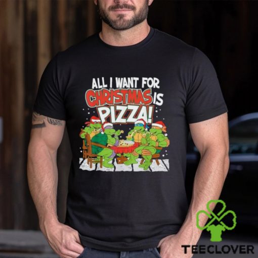 Teenage mutant ninja turtles pizza for christmas t hoodie, sweater, longsleeve, shirt v-neck, t-shirt t hoodie, sweater, longsleeve, shirt v-neck, t-shirt