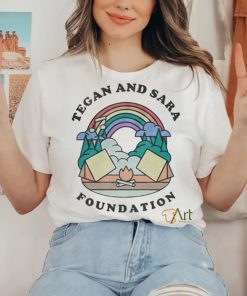 Tegan and Sara foundation camping rainbow hoodie, sweater, longsleeve, shirt v-neck, t-shirt