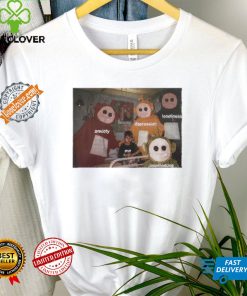 Teletubbies around me anxiety depression loneliness overthinking shirt
