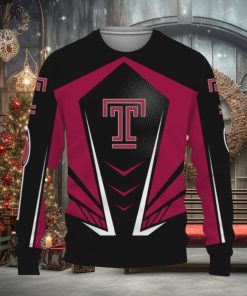 Temple Owls Sports American Football Ugly Xmas Sweater Gift Holidays