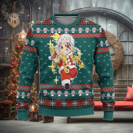 Tengen Uzui Demon Slayer Anime Xmas Ugly Christmas Sweater Gift For Men Women