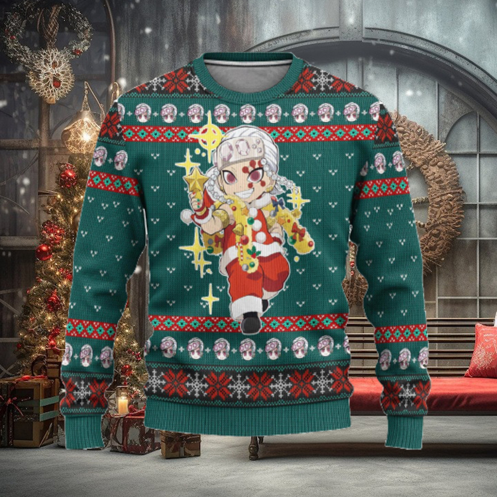 Christmas Franky One Piece Anime Christmas Sweater • Kybershop
