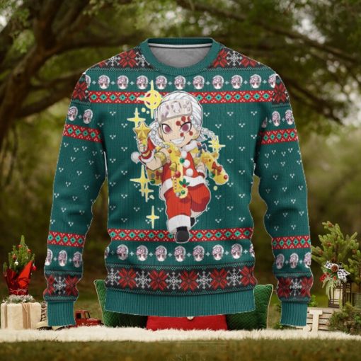 Tengen Uzui Demon Slayer Anime Xmas Ugly Christmas Sweater Gift For Men Women