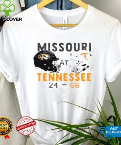 Tennessee 66 24 Missouri Football 2022 game day matchup final score shirt