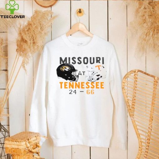 Tennessee 66 24 Missouri Football 2022 game day matchup final score hoodie, sweater, longsleeve, shirt v-neck, t-shirt