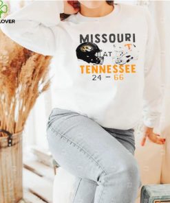 Tennessee 66 24 Missouri Football 2022 game day matchup final score hoodie, sweater, longsleeve, shirt v-neck, t-shirt