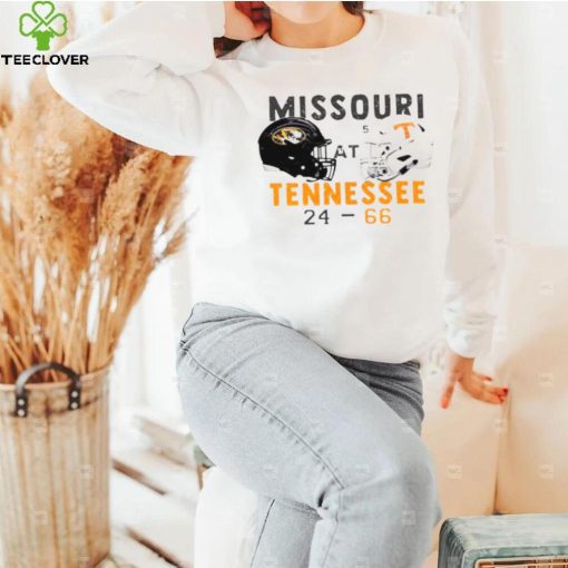 Tennessee 66 24 Missouri Football 2022 game day matchup final score hoodie, sweater, longsleeve, shirt v-neck, t-shirt