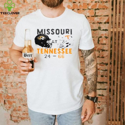 Tennessee 66 24 Missouri Football 2022 game day matchup final score hoodie, sweater, longsleeve, shirt v-neck, t-shirt