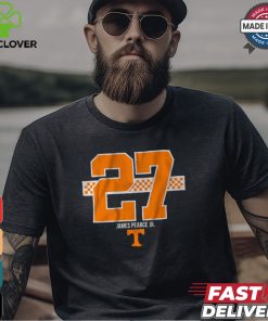 Tennessee Football James Pearce Jr. 27 Stripe Shirt