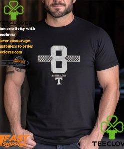 Tennessee Football Nico Iamaleava #8 Stripe t shirt