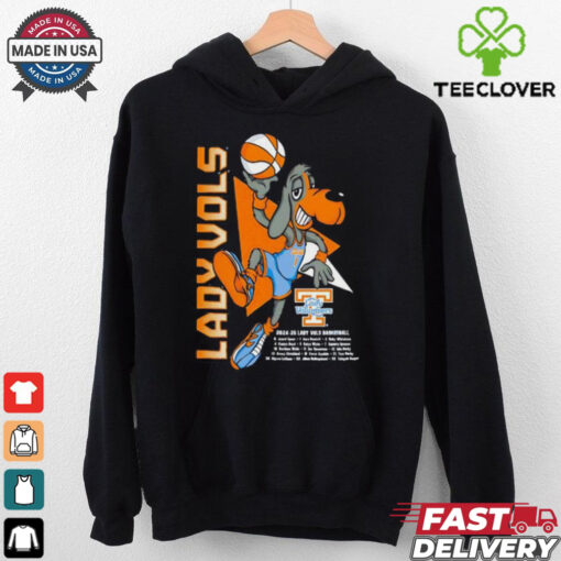 Tennessee Lady Vols mascot 2024 2025 basketball roster shirt