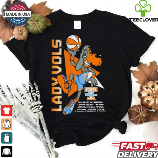 Tennessee Lady Vols mascot 2024 2025 basketball roster shirt