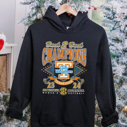 Tennessee Lady Volunteers Softball SEC Back to Back Champions 2024 hoodie, sweater, longsleeve, shirt v-neck, t-shirt