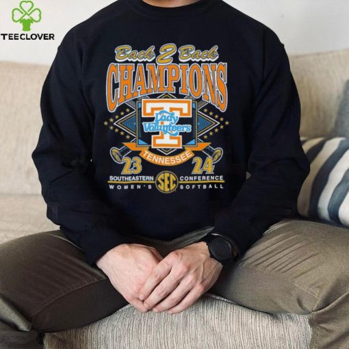 Tennessee Lady Volunteers Softball SEC Back to Back Champions 2024 hoodie, sweater, longsleeve, shirt v-neck, t-shirt