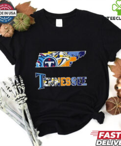 Tennessee Map Sports Teams Logo Shirt