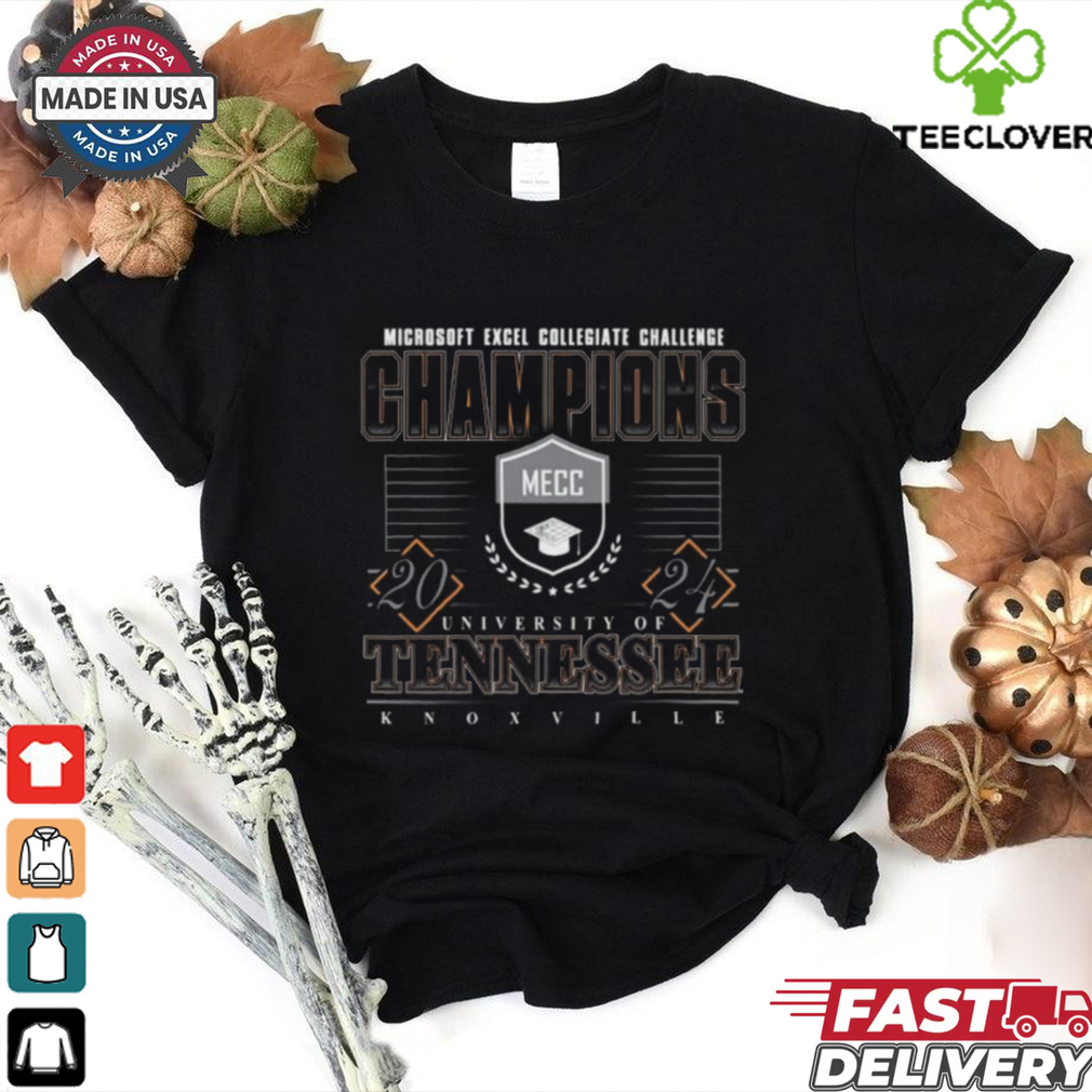Tennessee Microsoft Excel Collegiate Challenge Champions 2024 Shirt Tennessee Microsoft Excel Collegiate Challenge Champions 2024 Shirt