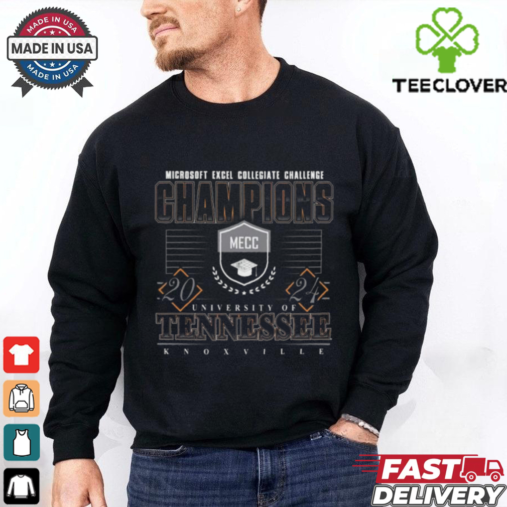 Tennessee Microsoft Excel Collegiate Challenge Champions 2024 Shirt Tennessee Microsoft Excel Collegiate Challenge Champions 2024 Shirt