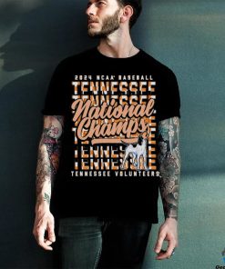 Tennessee Orange Tennessee Volunteers 2024 NCAA Men’s Baseball College World Series Champions Comfort Colors Stack T Shirt