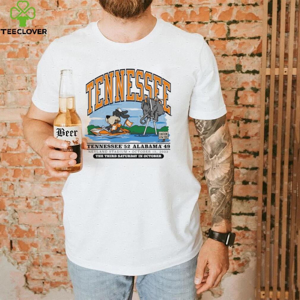 Tennessee SS Smonkey Beat Alabama Elephant 52 49 The Third Saturday In October shirt Tennessee SS Smonkey Beat Alabama Elephant 52 49 The Third Saturday In October shirt