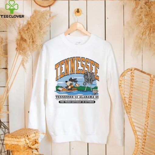 Tennessee SS Smonkey Beat Alabama Elephant 52 49 The Third Saturday In October shirt