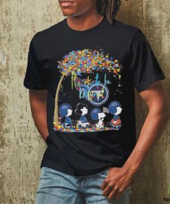 Tennessee Titans Autism NFL Peanut Characters It’s Ok To Be Different Shirt