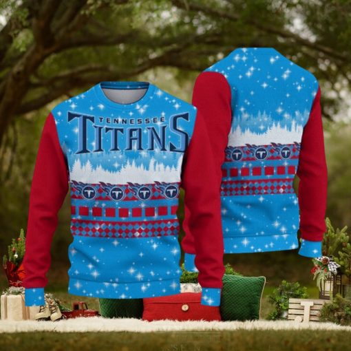 Tennessee Titans Christmas Forest Hot Trending Ugly Sweater For Fans