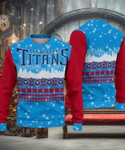 Tennessee Titans Christmas Forrest Knitted Sweater Gift For Men And Women
