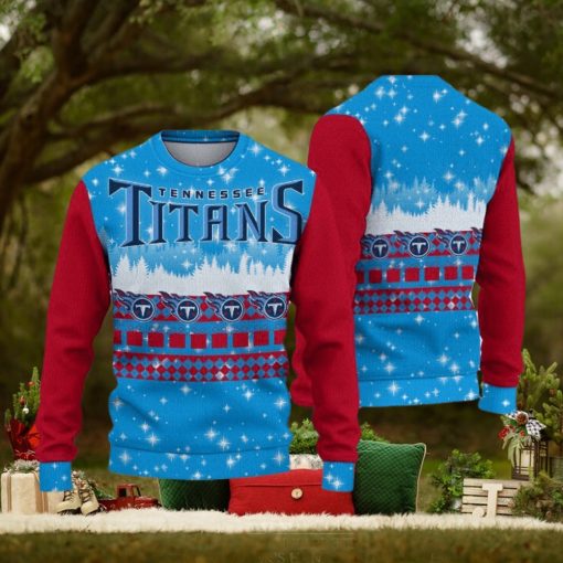 Tennessee Titans Christmas Forrest Knitted Sweater Gift For Men And Women